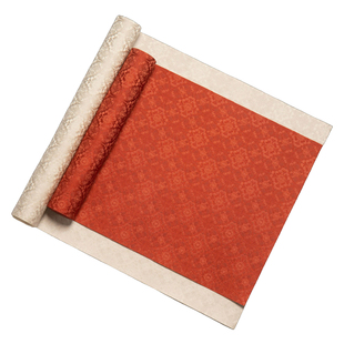 知舍唐草纹中式织锦茶席禅意高端轻奢素雅布艺桌旗茶桌布茶垫套装