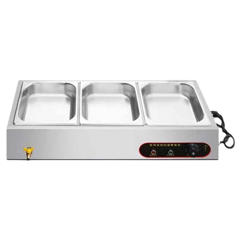 商用不锈钢熟食加热台保温浅型款
