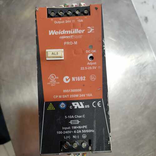 询魏德米勒电源CP M SNT 250W 24V 10A，拆机