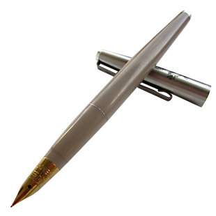 老钢笔236永生梅兰竹菊国画大包尖钢笔网红文具80年代收藏包邮