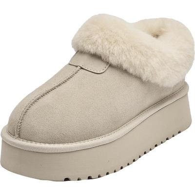 达芙妮雪地靴女款厚底一脚蹬爆款