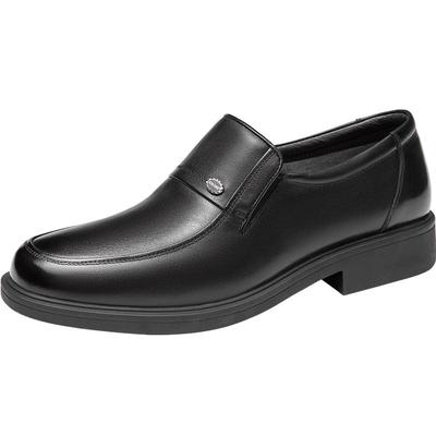 冬季皮鞋奥康加绒保暖通勤