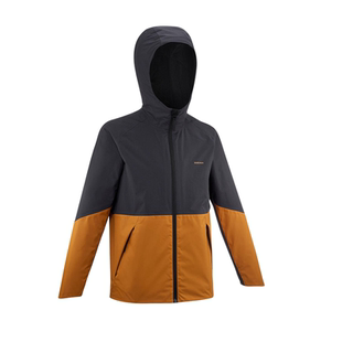 迪卡侬儿童冲锋衣户外夹克男童透气春秋MH500防水薄款外套女KIDS