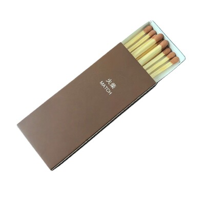 咖盒咖头火柴简约大气易划不易断家用点烟点炮复古风拍照布景出片