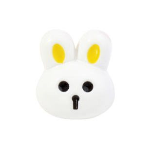 兔子纽扣儿童衣服毛衣开衫外套上衣装饰可爱卡通动物彩色扣子配件