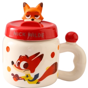 疯狂动物城新年礼物马克杯2026新款情侣陶瓷水杯高颜值伴手礼杯子