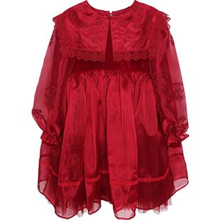 【特惠一口价】淇木Qimoo童装春女童长袖公主连衣裙QMT1LP102A