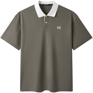 gxg.jeans男装 多色撞色拼接时尚休闲短袖Polo衫T恤 25年夏新品