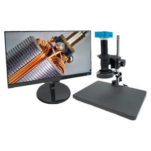 美达光学科研级高清2k4k测量电子视频显微镜镜检CCD线路板维修