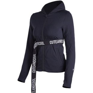 JSC无缝一体针织时尚修身显瘦长袖运动外套运动服装健身跑步瑜伽