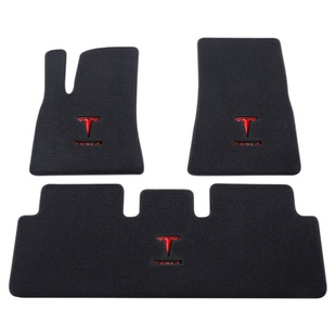 特斯拉model3脚垫专用modely毛豆3 焕新3 modelx models地毯地垫