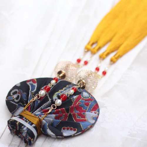 新年新品织金妆花汉服荷包香囊手工古法配饰随身腰配香包悬灯结彩