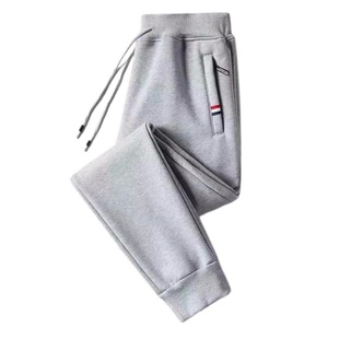 羊羔毛绒裤子男冬季加绒加厚棉裤保暖男裤大码休闲运动裤宽松卫裤