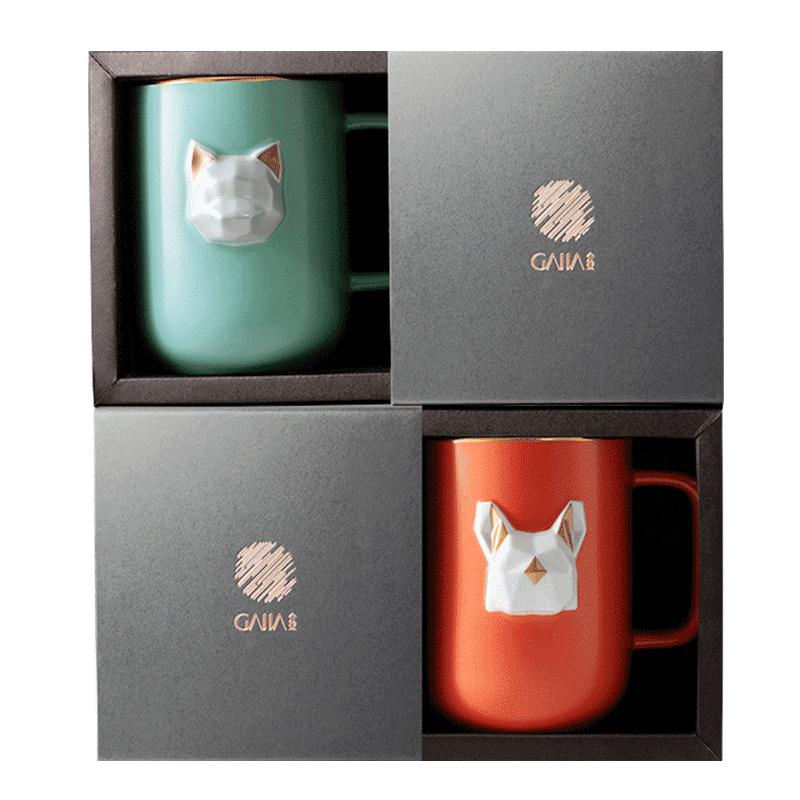 GAIIA特色动物系列情侣对杯