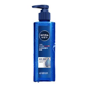 Nivea/妮维雅男士水活畅透精华啫喱150g酷爽补水保湿不油腻乳液