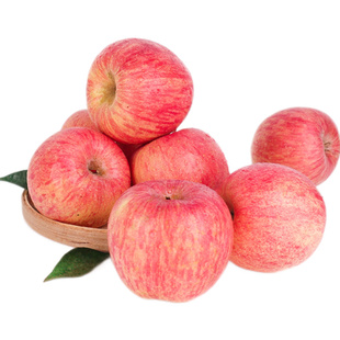 顺丰包邮2025年正宗栖霞红富士山东烟台苹果条纹果10斤鉴赏级