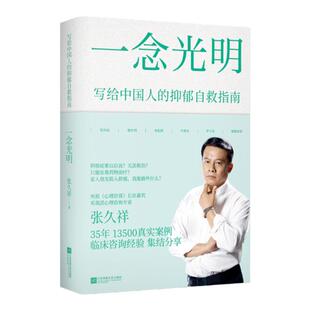 一念光明 写给中国人的抑郁自救指南 心理学 李松蔚 罗大伦诚意  13500真实案例35年临床心理咨询经验集结分享 果麦文化出品