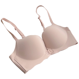 U型美背前扣内衣女小胸聚拢显大加厚收副乳防下垂无痕性感文胸罩