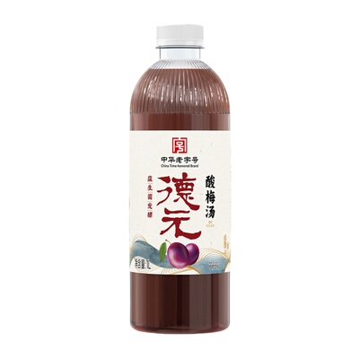 重庆老字号德元酸梅汤1L大瓶