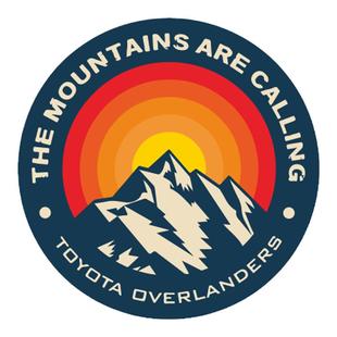 进口反光车贴 探险露营适用艺贴toyota陆巡霸道F越野装饰警示贴