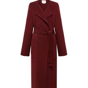 [重磅限量]EP雅莹女装 唐嫣同款阿拉善纯羊绒大衣 商场同款8513A