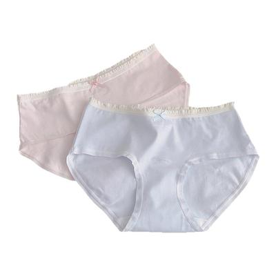 全棉加长裆女生内裤A类纯棉包臀