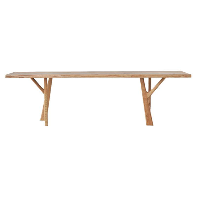 山野木戏｜枝桠桌——原木风格白蜡木餐桌家用饭茶桌书桌办公桌