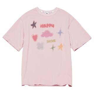 STILLYOU原创梦幻星空涂鸦印花圆领短袖T恤女宽松套头长袖t-shirt