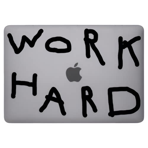 努力工作work hard简约小众保护套适用苹果MacBook  Neo 2026极简M5 M4男款air13.6笔记本电脑保护壳15.3