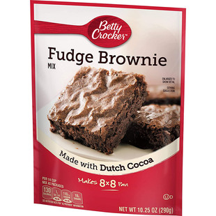 Betty Crocker Brownie Mix美国贝蒂妙厨巧克力布朗尼蛋糕甜品粉