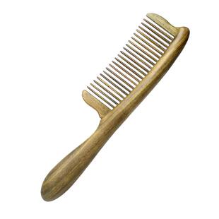 美木兮檀香木梳插齿梳子女长发专用细齿密梳礼盒包装家用按摩礼物