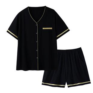 睡衣女士夏季莫代尔短袖短裤薄款夏天高级感冰丝凉感松弛感家居服