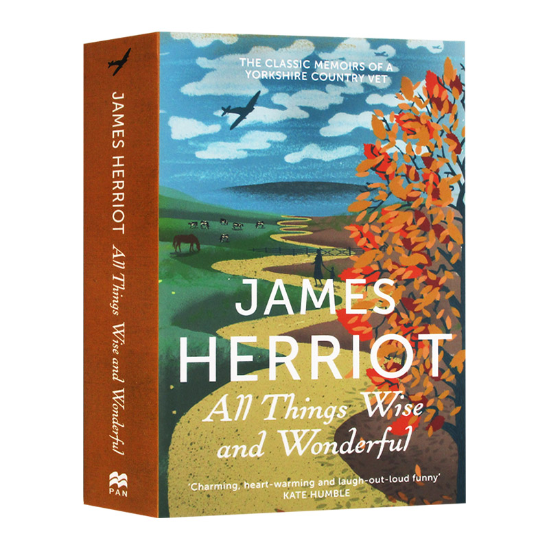 万物既聪慧又奇妙 All Things Wise and Wonderful 英文原版 万物生灵原著 吉米哈利James Herriot 万物有灵且美作者 进口英语书籍