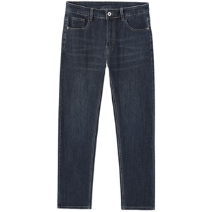 班尼路S&K系列轻奢复古牛仔裤男宽松直筒厚款商务休闲百搭长裤YS