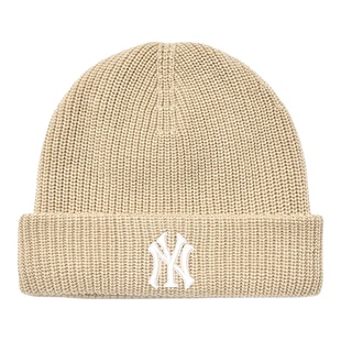 韩国正品MLB针织帽秋冬款帽子保暖护耳大头粗毛线帽男女百搭冷帽