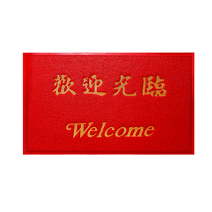 地垫进门脚垫入户门垫PVC丝圈地毯垫出入平安欢迎光临防滑垫定制