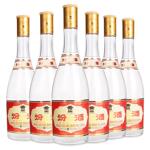 山西杏花村汾酒 53度黄盖475ml*6瓶 玻汾清香型高度白酒口粮酒