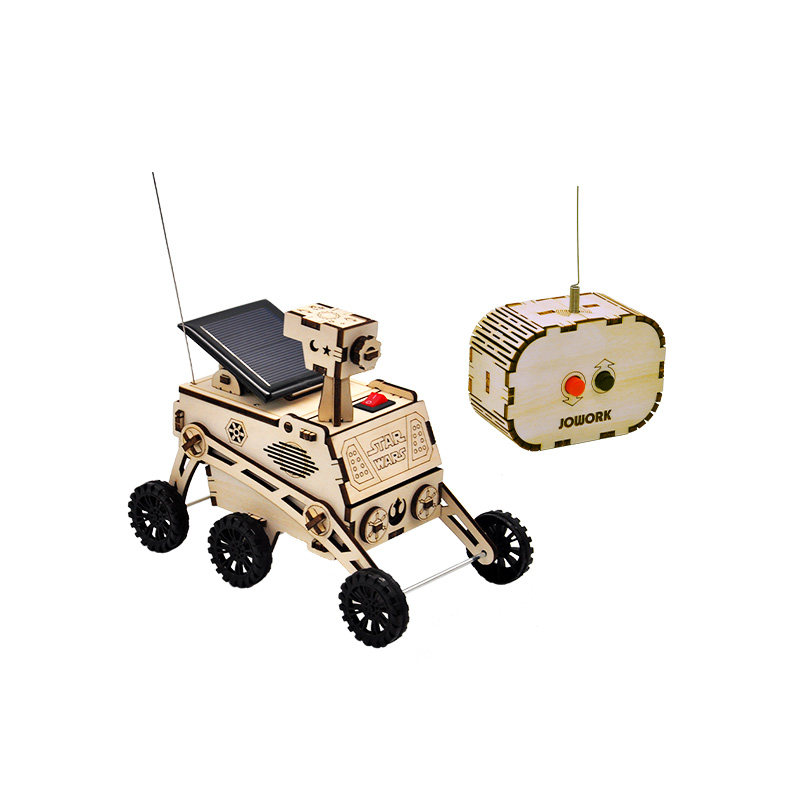 太阳能遥控火星车模型手工diy好奇号航天探测器科技竞赛生日礼物