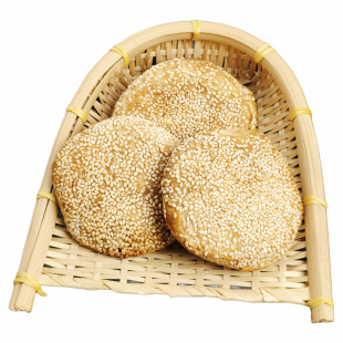 芝麻火烧滕州麻火烧手工烧饼老北京麻酱火烧五香椒盐糖烧饼小吃