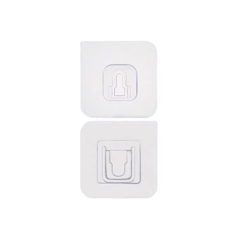 强力子母扣卡扣免打孔字母扣无痕粘钩塑料透明固定器粘扣挂钩贴扣