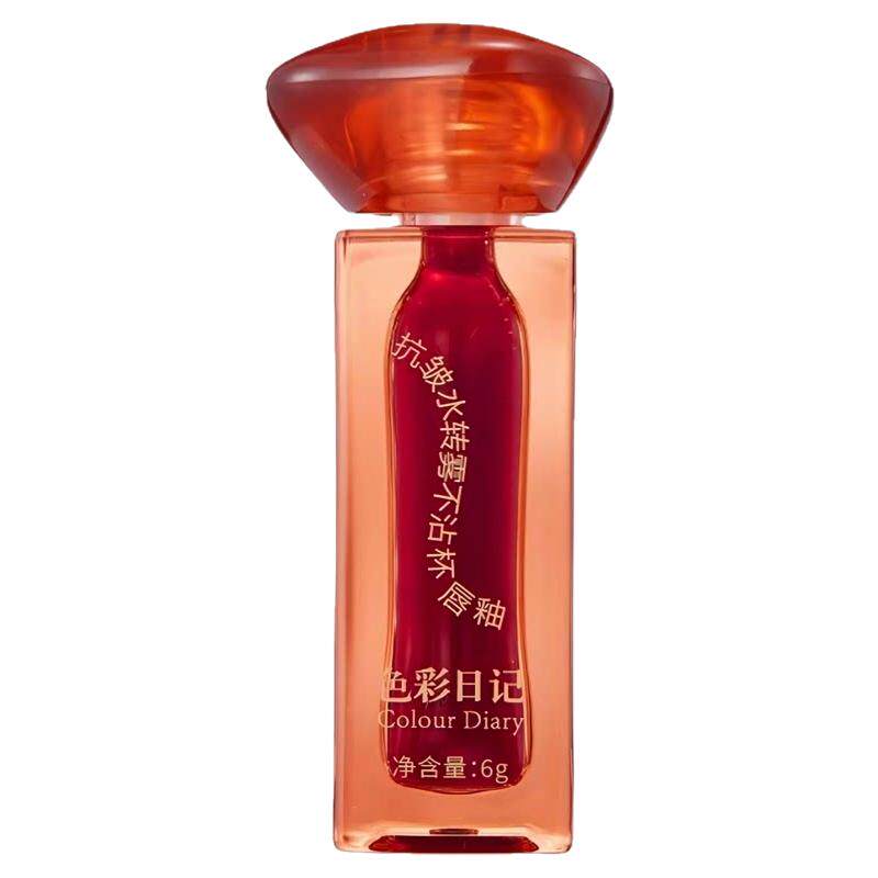 色彩日记抗皱水转雾不沾杯唇釉