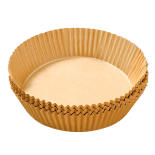 空气炸锅专用纸盘硅油纸托圆形吸油纸垫纸烤一次性家用烘焙纸托碗