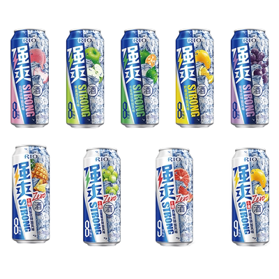 RIO锐澳鸡尾酒强爽8度500ml*12罐