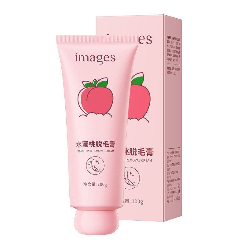 images水蜜桃脱毛膏滋润呵护深层脱毛温和亲肤全身腿毛腋下非永久