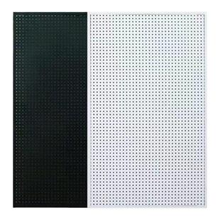 大尺寸加厚会展定制洞洞板置物架免打孔入户玄关家政柜铁艺冲孔板