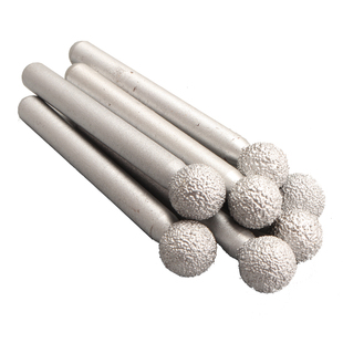 钎焊金刚石磨头锥形圆柱金属打磨头粗金刚砂轮电磨头石材雕刻钻头