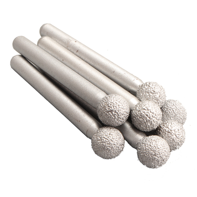 钎焊金刚石磨头锥形粗石材钻头