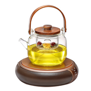 福也电陶炉煮茶器家用电磁炉小型迷你烧水煮咖啡玻璃壶保温功夫茶