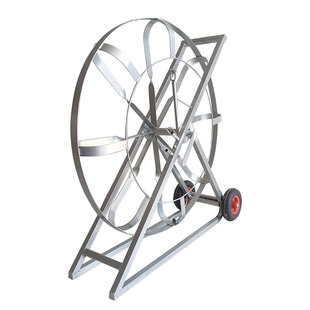 玻璃钢穿线器空架子加厚穿管器盘线支架通信管道电缆通棒方管车架