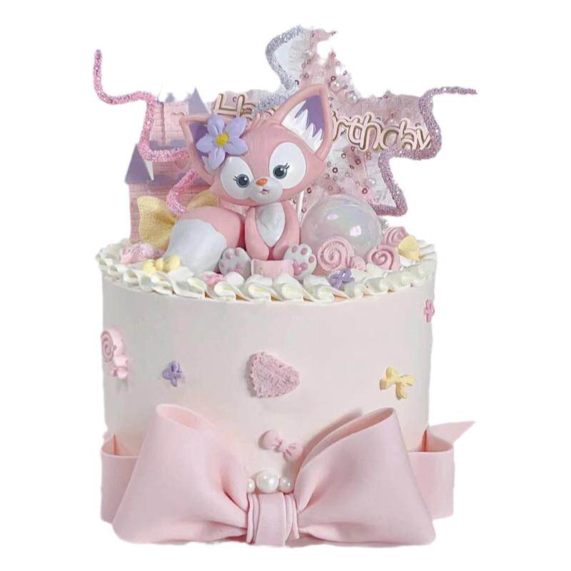女童宝宝可爱生日蛋糕玲娜贝儿